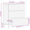 vidaXL Sideboard Brown 60 x 33.5 x 75 cm Solid Mango wood
