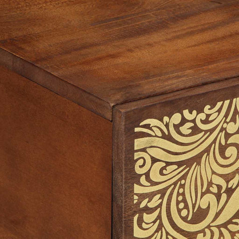 vidaXL Coffee Table Honey brown 80 x 50 x 40 cm Solid mango wood