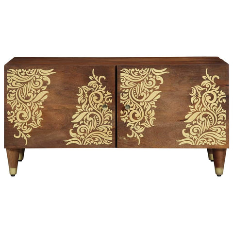 vidaXL Coffee Table Honey brown 80 x 50 x 40 cm Solid mango wood