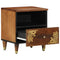 vidaXL Bedside Cabinet Honey brown 40 x 33 x 46 cm Solid mango wood