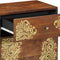 vidaXL Bedside Cabinet Honey brown 50 x 33 x 60 cm Solid mango wood