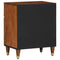 vidaXL Bedside Cabinet Honey brown 50 x 33 x 60 cm Solid mango wood