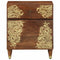 vidaXL Bedside Cabinet Honey brown 50 x 33 x 60 cm Solid mango wood