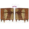 vidaXL Bedside Cabinet Honey brown 50 x 33 x 60 cm Solid mango wood