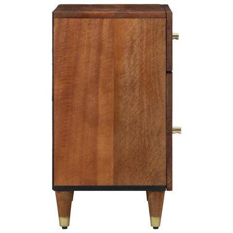vidaXL Bedside Cabinet Honey brown 50 x 33 x 60 cm Solid mango wood