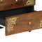 vidaXL Bedside Cabinet Honey brown 50 x 33 x 62 cm Solid mango wood