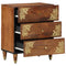 vidaXL Bedside Cabinet Honey brown 50 x 33 x 62 cm Solid mango wood