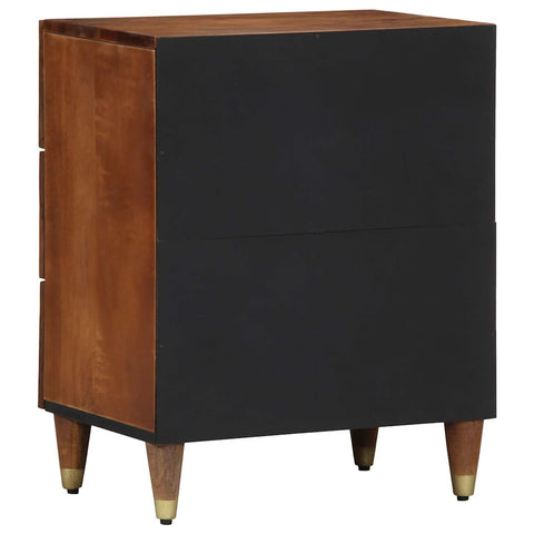 vidaXL Bedside Cabinet Honey brown 50 x 33 x 62 cm Solid mango wood