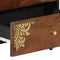 vidaXL Bedside Cabinet Honey brown 50 x 33 x 62 cm Solid mango wood