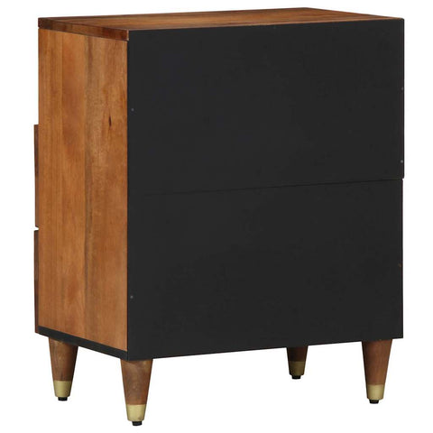 vidaXL Bedside Cabinet Honey brown 50 x 33 x 62 cm Solid mango wood