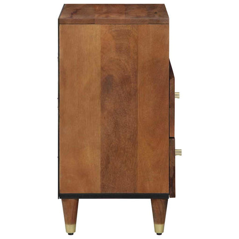 vidaXL Bedside Cabinet Honey brown 50 x 33 x 62 cm Solid mango wood