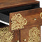 vidaXL Bedside Cabinet Honey brown 50 x 33 x 60 cm Solid mango wood