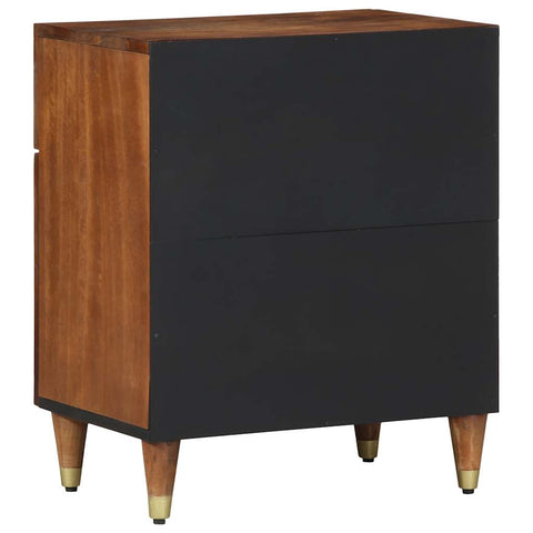 vidaXL Bedside Cabinet Honey brown 50 x 33 x 60 cm Solid mango wood