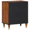 vidaXL Bedside Cabinet Honey brown 50 x 33 x 60 cm Solid mango wood