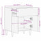 vidaXL Bedside Cabinet Honey brown 50 x 33 x 60 cm Solid mango wood