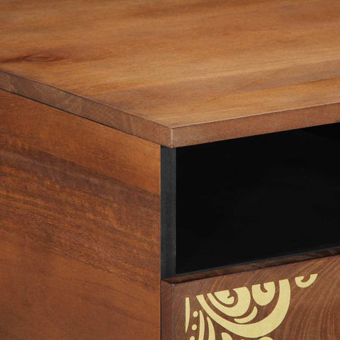 vidaXL Coffee Table Honey brown 80 x 54 x 40 cm Solid mango wood