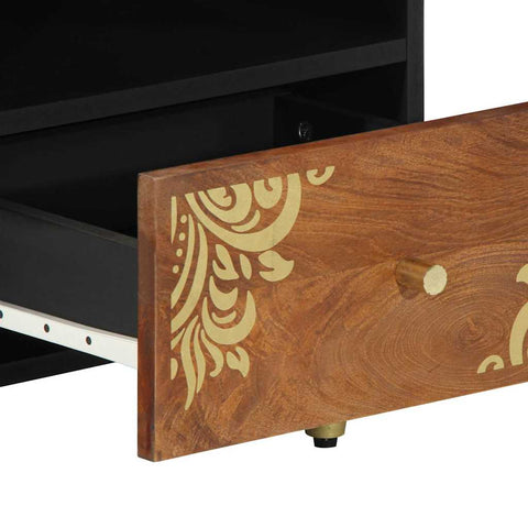 vidaXL Coffee Table Honey brown 80 x 54 x 40 cm Solid mango wood