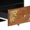 vidaXL Coffee Table Honey brown 80 x 54 x 40 cm Solid mango wood