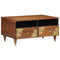 vidaXL Coffee Table Honey brown 80 x 54 x 40 cm Solid mango wood