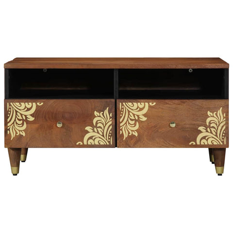 vidaXL Coffee Table Honey brown 80 x 54 x 40 cm Solid mango wood
