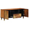 vidaXL TV Cabinet with Shelf Brown 105 x 33.5 x 46 cm Solid Mango wood