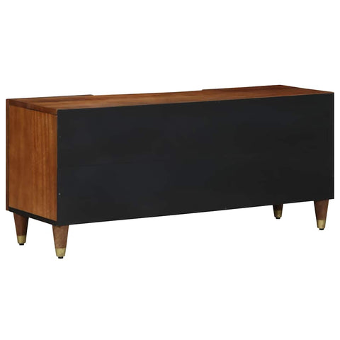 vidaXL TV Cabinet with Shelf Brown 105 x 33.5 x 46 cm Solid Mango wood