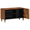 vidaXL TV Cabinet with Shelf Brown 80 x 31.5 x 46 cm Solid Mango wood