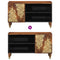 vidaXL TV Cabinet with Shelf Brown 80 x 31.5 x 46 cm Solid Mango wood