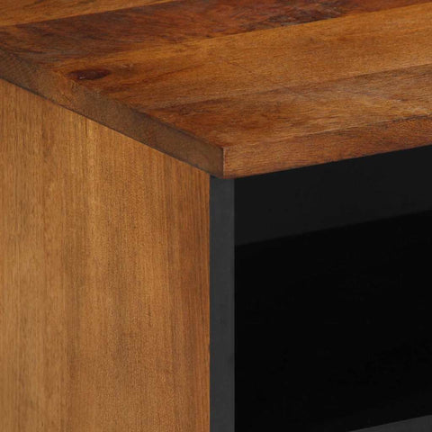 vidaXL TV Cabinet with Shelf Brown 100 x 33.5 x 46 cm Solid Mango wood