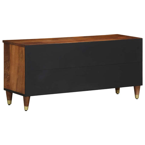 vidaXL TV Cabinet with Shelf Brown 100 x 33.5 x 46 cm Solid Mango wood