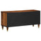 vidaXL TV Cabinet with Shelf Brown 100 x 33.5 x 46 cm Solid Mango wood
