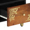 vidaXL TV Cabinet with Shelf Brown 100 x 33.5 x 46 cm Solid Mango wood