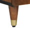 vidaXL TV Cabinet with Shelf Brown 100 x 33.5 x 46 cm Solid Mango wood