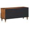 vidaXL TV Cabinet with Shelf Brown 100 x 33.5 x 46 cm Solid Mango wood