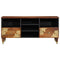 vidaXL TV Cabinet with Shelf Brown 100 x 33.5 x 46 cm Solid Mango wood