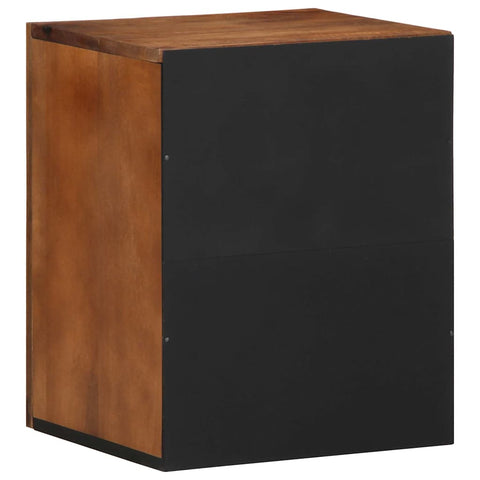 vidaXL Bathroom Cabinet Brown 38 x 33.5 x 48 cm Solid Mango wood