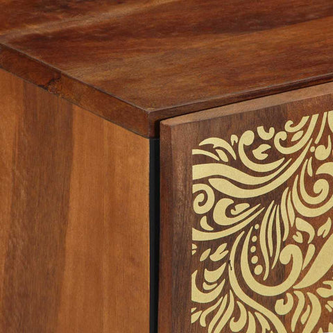 vidaXL Bathroom Cabinet Brown 38 x 33.5 x 58 cm Solid Mango wood