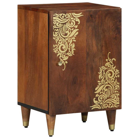 vidaXL Bathroom Cabinet Brown 38 x 33.5 x 58 cm Solid Mango wood