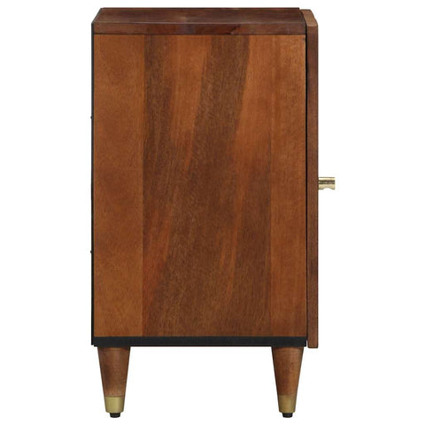 vidaXL Bathroom Cabinet Brown 38 x 33.5 x 58 cm Solid Mango wood
