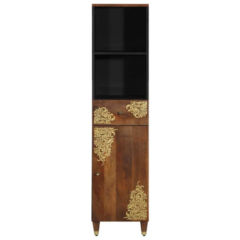 vidaXL Sideboard with Drawer Brown 38 x 33.5 x 160 cm Solid Mango wood
