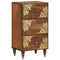 vidaXL Sideboard with Drawer Brown 40 x 33.5 x 75 cm Solid Mango wood