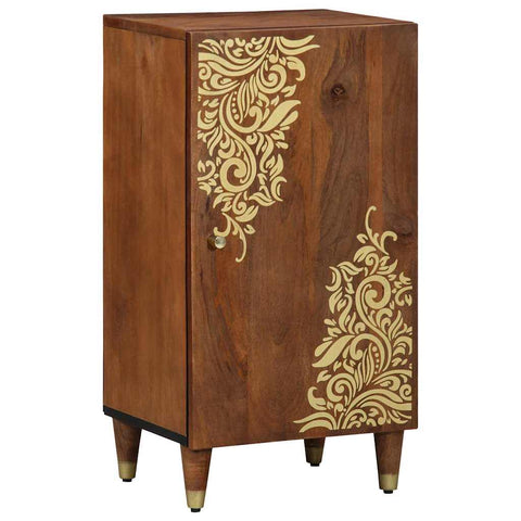 vidaXL Sideboard with Shelf Brown 40 x 33.5 x 75 cm Solid Mango wood