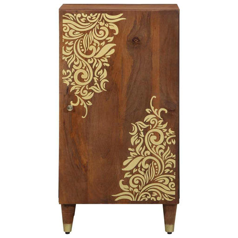 vidaXL Sideboard with Shelf Brown 40 x 33.5 x 75 cm Solid Mango wood