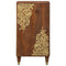 vidaXL Sideboard with Shelf Brown 40 x 33.5 x 75 cm Solid Mango wood