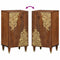 vidaXL Sideboard with Shelf Brown 40 x 33.5 x 75 cm Solid Mango wood