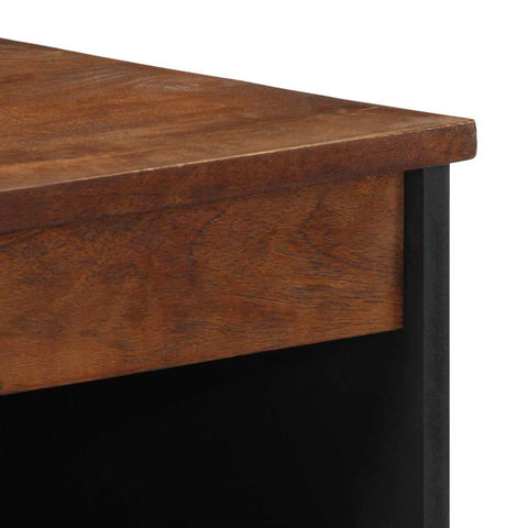 vidaXL Sideboard with Shelf Brown 60 x 33.5 x 75 cm Solid Mango wood