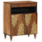 vidaXL Sideboard with Shelf Brown 60 x 33.5 x 75 cm Solid Mango wood