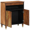 vidaXL Sideboard with Shelf Brown 60 x 33.5 x 75 cm Solid Mango wood