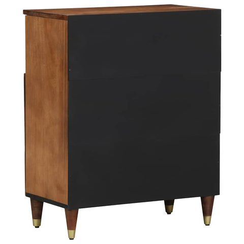 vidaXL Sideboard with Shelf Brown 60 x 33.5 x 75 cm Solid Mango wood