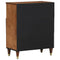 vidaXL Sideboard with Shelf Brown 60 x 33.5 x 75 cm Solid Mango wood